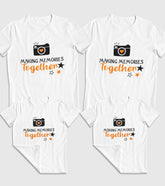 Making Memories Together Half Sleeve T-Shirts (Pack of 4)
